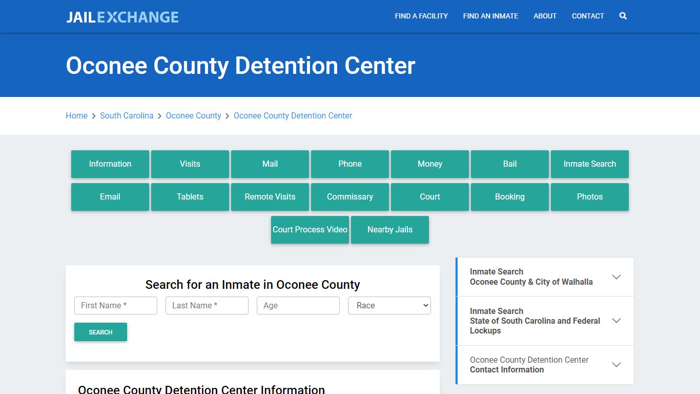 Oconee County Detention Center - Jail Exchange